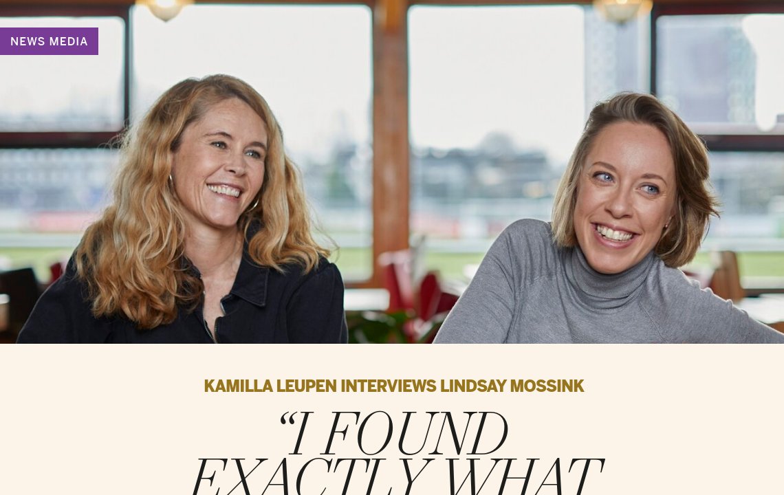 Lindsay Mossink (NU.nl) - DPG Media Annual Report 2023